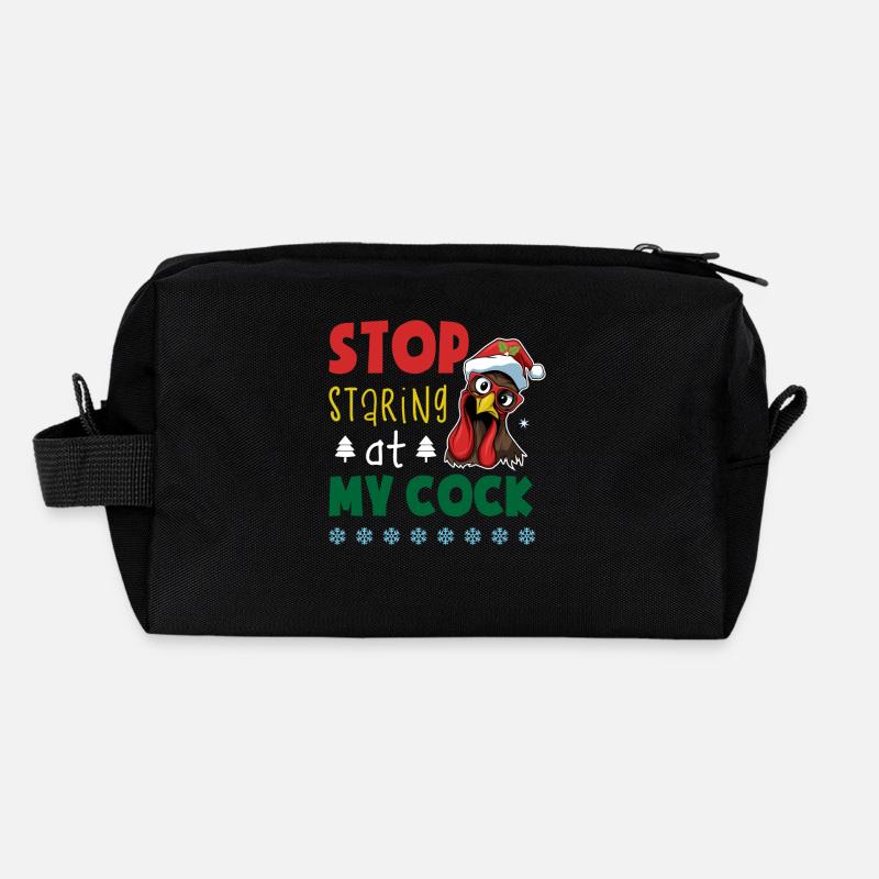 Cuisinier de Noël Thangsgiving Turquie Trousse de toilette en tissu recyclé