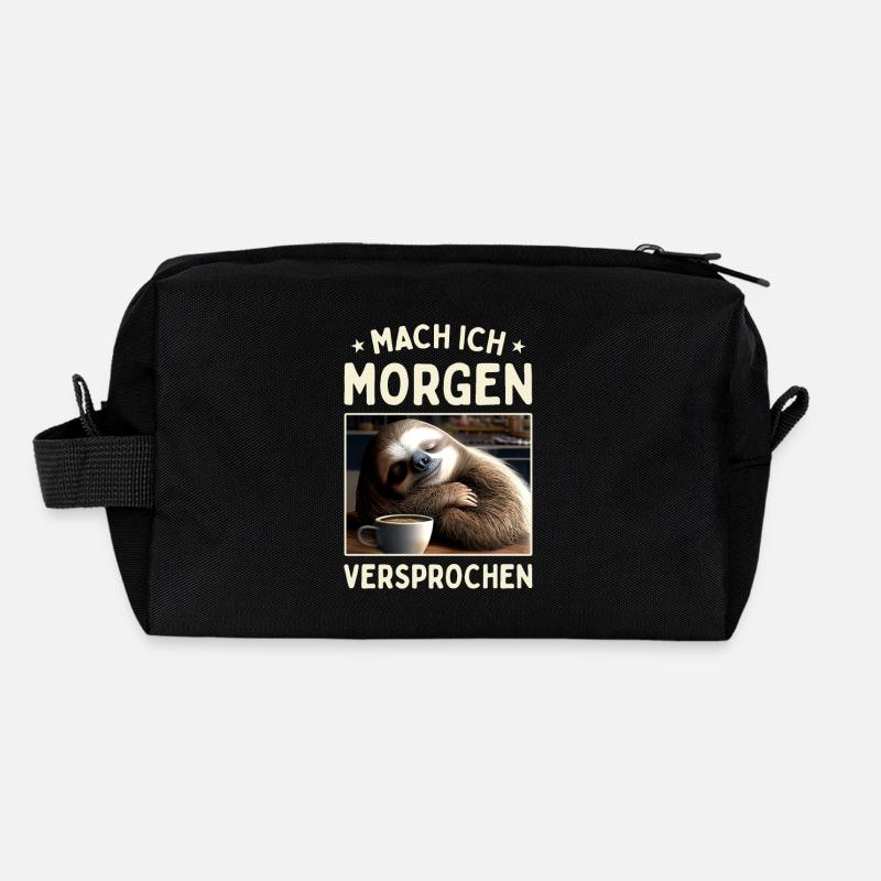 Mach Ich Morgen Versprochen Egal Faul Faultier Recycelte Kulturtasche