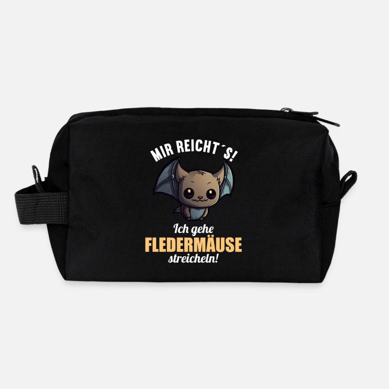 Mir reichts ich gehe Fledermäuse streicheln Recycelte Kulturtasche