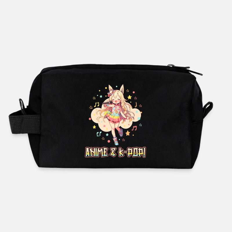 Anime et K-pop Musique pop coréenne Kpop Trousse de toilette en tissu recyclé