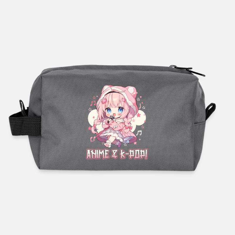 Anime et K-pop Musique pop coréenne Kpop Trousse de toilette en tissu recyclé