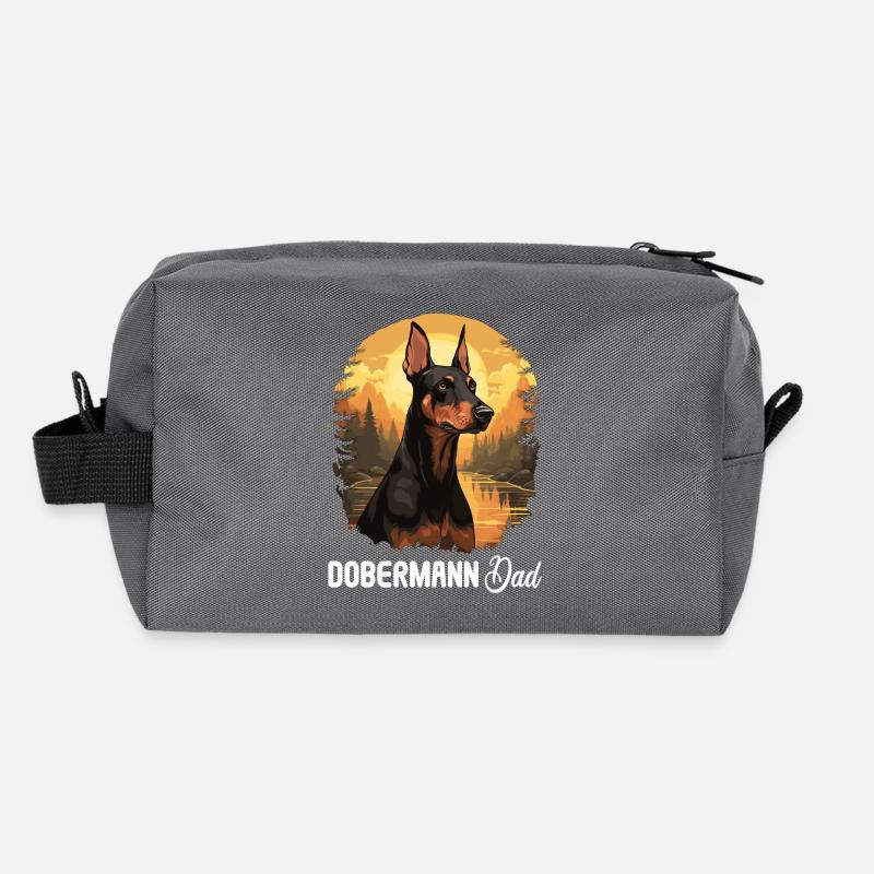 Hund Dobermann Recycelte Kulturtasche
