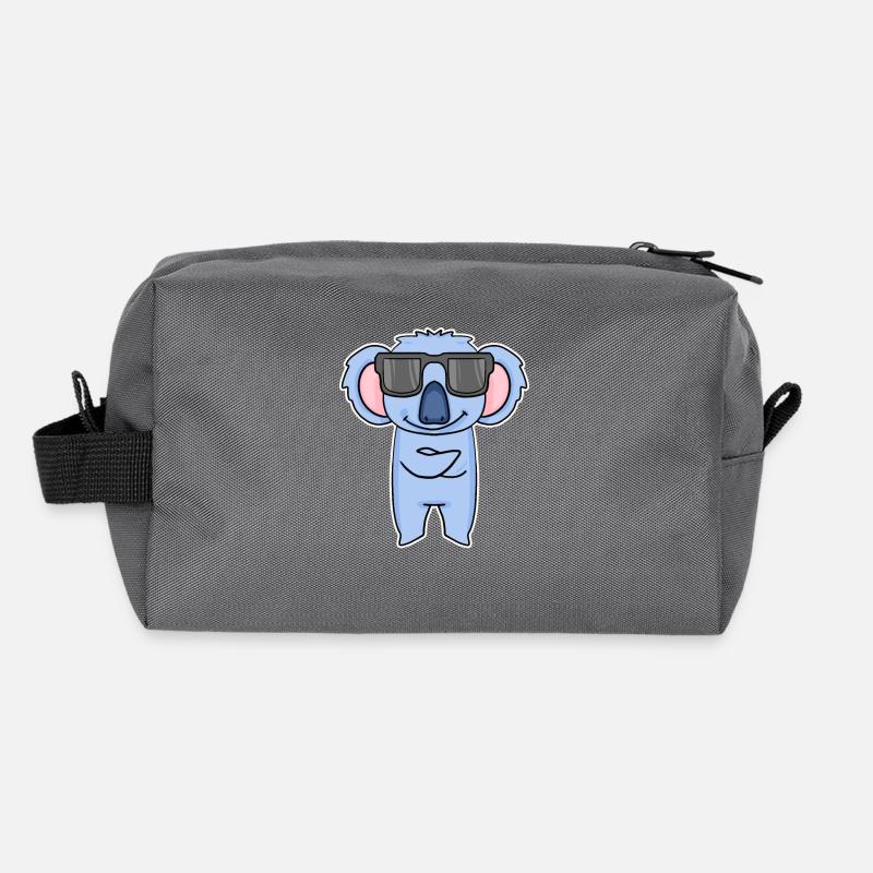 Koala mit Brille Recycelte Kulturtasche