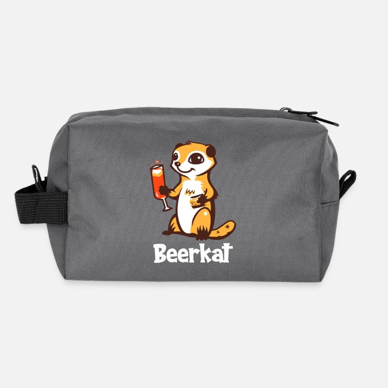 Erdmännchen Trinkt Bier Meerkat Beerkat Recycelte Kulturtasche