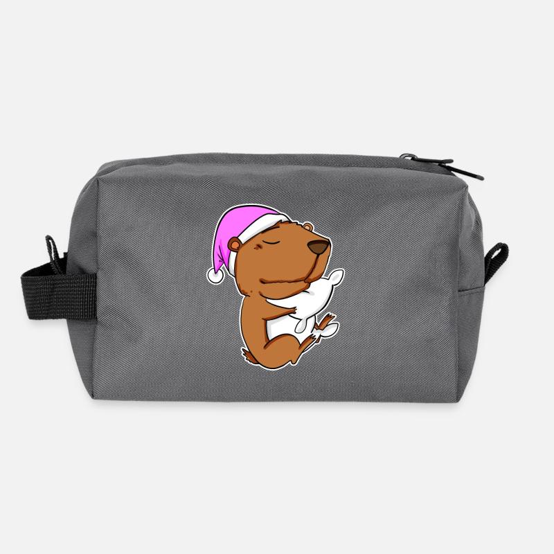 Capybara Capybara Tired Pillow Relax Recycled Toiletry Zip Bag