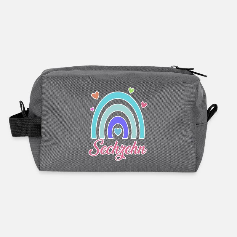 16. Geburtstag Regenbogen Vintage Recycelte Kulturtasche
