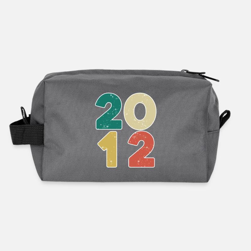 2012 - Year 2012 - Year 2012 Recycled Toiletry Zip Bag