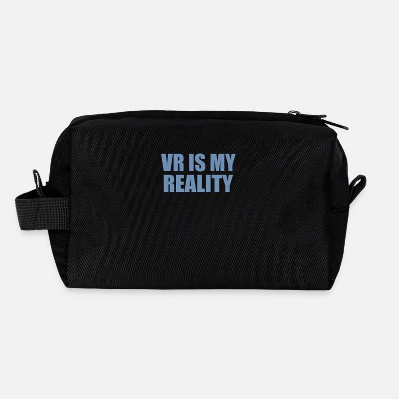 VR is my REALITY Recycled Toiletry Zip Bag