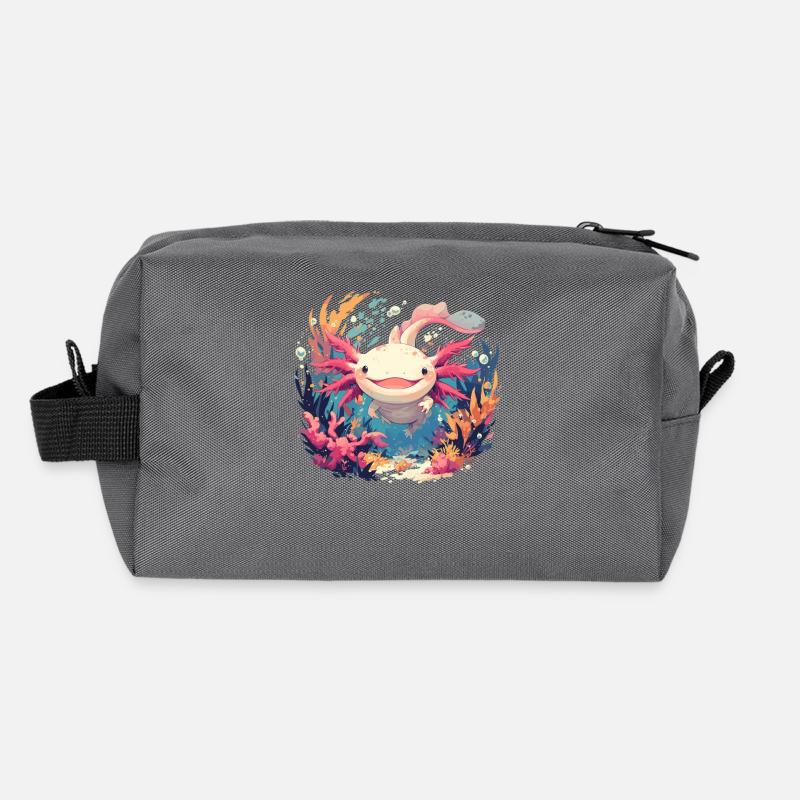 Axolotl Recycled Toiletry Zip Bag