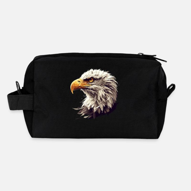 Bald Eagle Weißkopfseeadler Recycled Toiletry Zip Bag