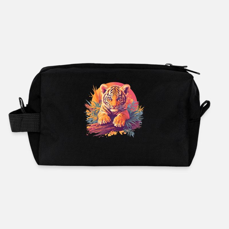 Tiger Recycelte Kulturtasche
