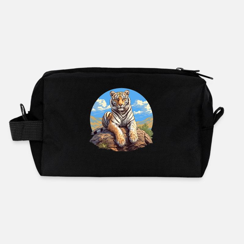 Bengal Tiger Königstiger Recycelte Kulturtasche