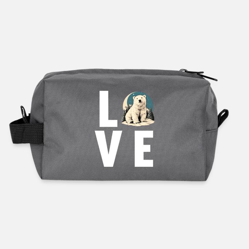 Polar Bear Eisbären Eisbär Recycelte Kulturtasche