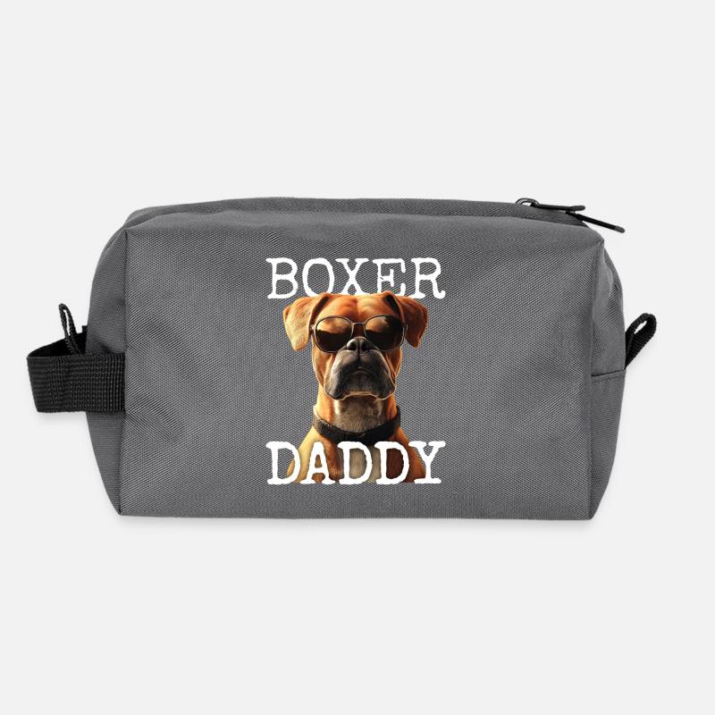 Deutscher Boxer Dad Hund Papa Vatertag Boxer Daddy Recycelte Kulturtasche