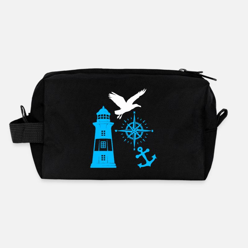 Maritim Leuchtturm Kompass Leuchttürme Möwen Recycelte Kulturtasche