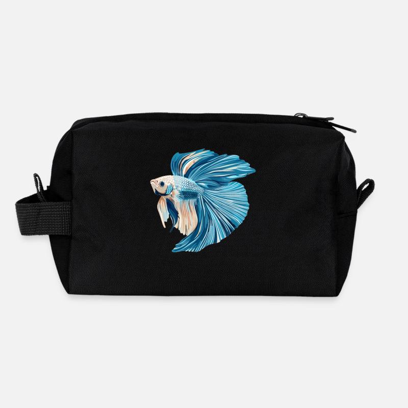 Bettas Betta Poisson Betta Trousse de toilette en tissu recyclé