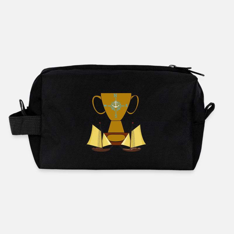 Sailing Ship Cup Winner Award Ceremony Boat Recycled Toiletry Zip Bag