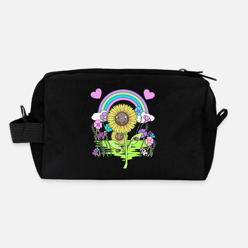 Sonnenblume Sonnenblumen Blume Blumen Recycelte Kulturtasche