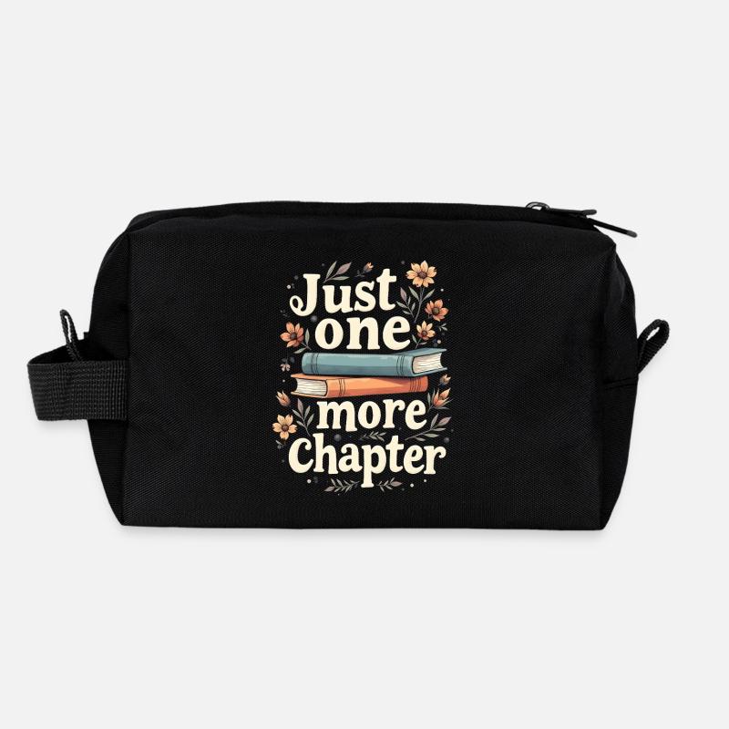 Just One More Chapter Book Reading - Book Lover Trousse de toilette en tissu recyclé