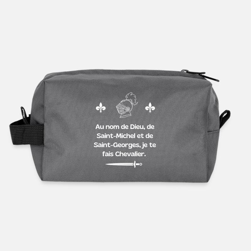 Serment de Chevalier Trousse de toilette en tissu recyclé