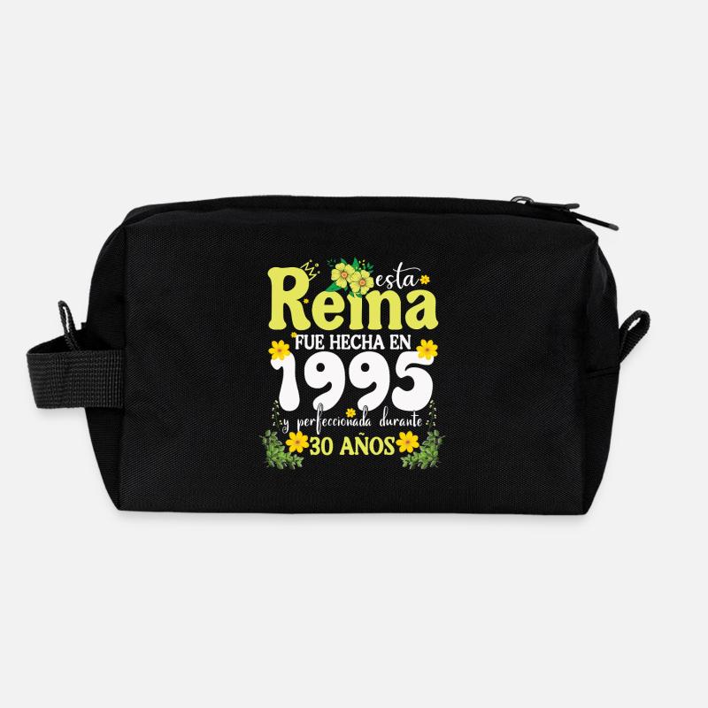 30 Année 1995 Vintage Rétro Cadeau d’anniversaire Trousse de toilette en tissu recyclé