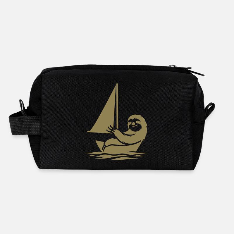 Dériveur minimaliste Sloth Summer Trousse de toilette en tissu recyclé