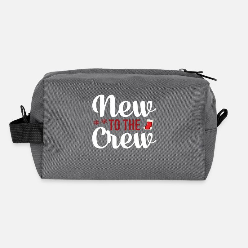 Nouveau dans l’équipe Noël Trousse de toilette en tissu recyclé