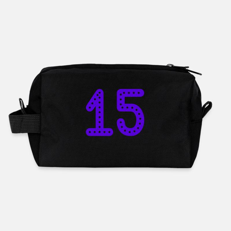 15 ANS. 15e ANNIVERSAIRE. ANNIVERSAIRE 15 ANS. 15 Trousse de toilette en tissu recyclé