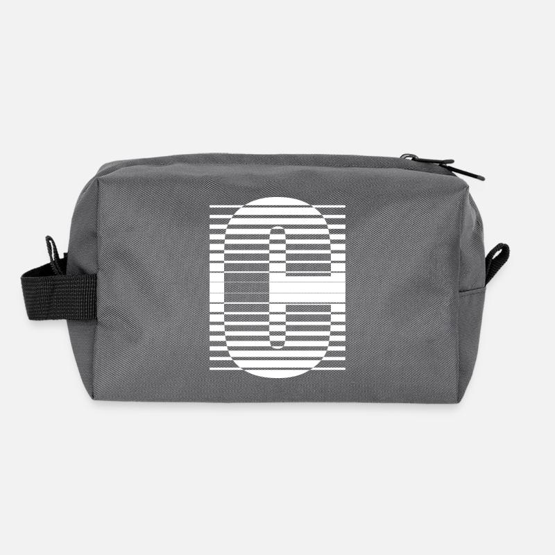 LETTER C Recycled Toiletry Zip Bag