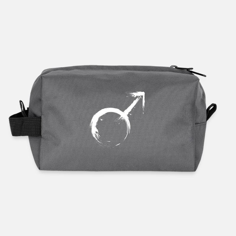 Männliches Geschlechtssymbol Symbol Vektor Recycelte Kulturtasche