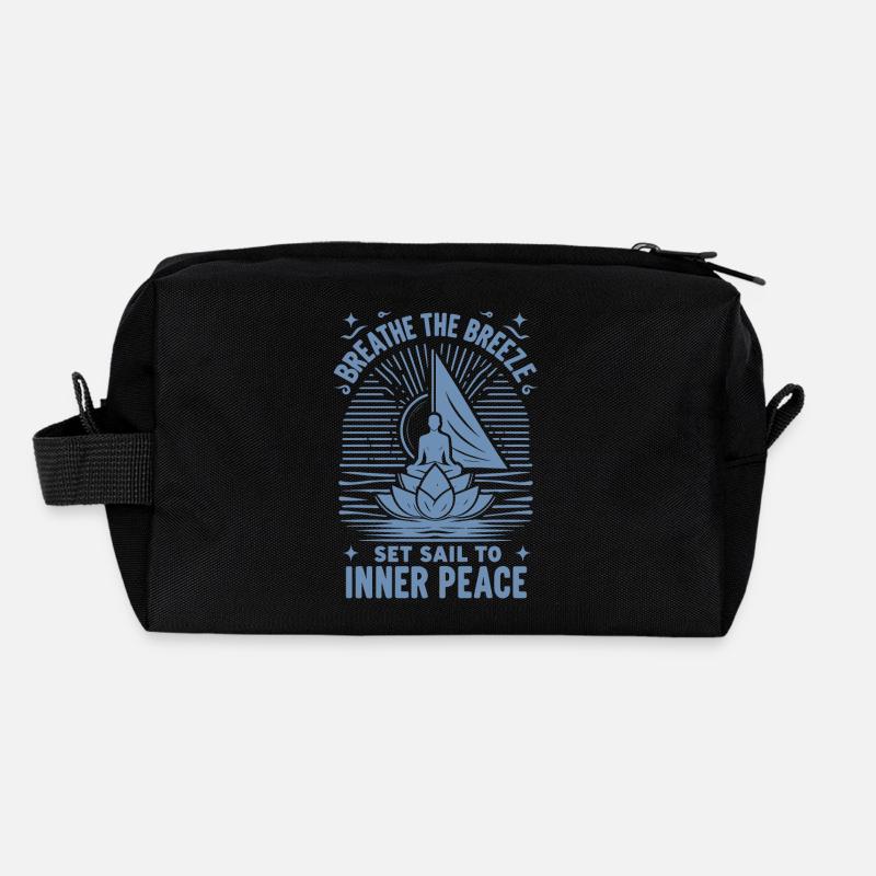 Sailing Yoga Deeply The Breeze Inner Peace Recycled Toiletry Zip Bag