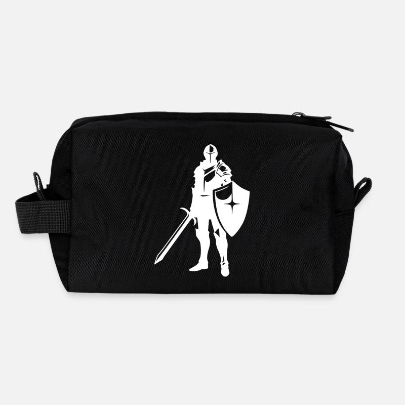 Ritter mit Schwert und Schild Recycelte Kulturtasche