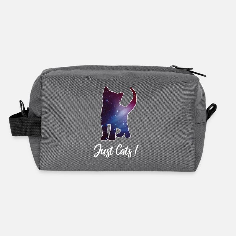Katze Kitten Silhouette Space Cat Weltall Galaxy Recycelte Kulturtasche