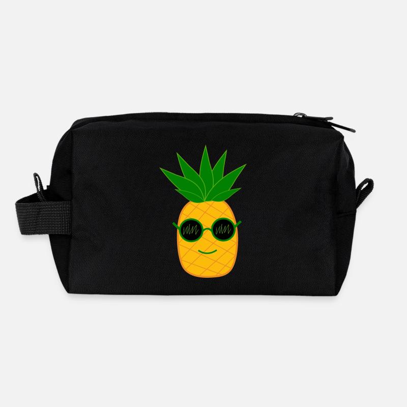 Festival d’été de l’ananas Trousse de toilette en tissu recyclé