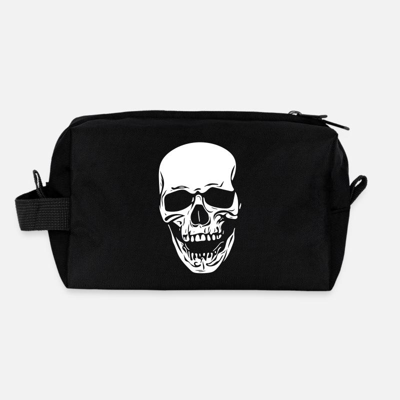 Skull in vintage look Recycled Toiletry Zip Bag