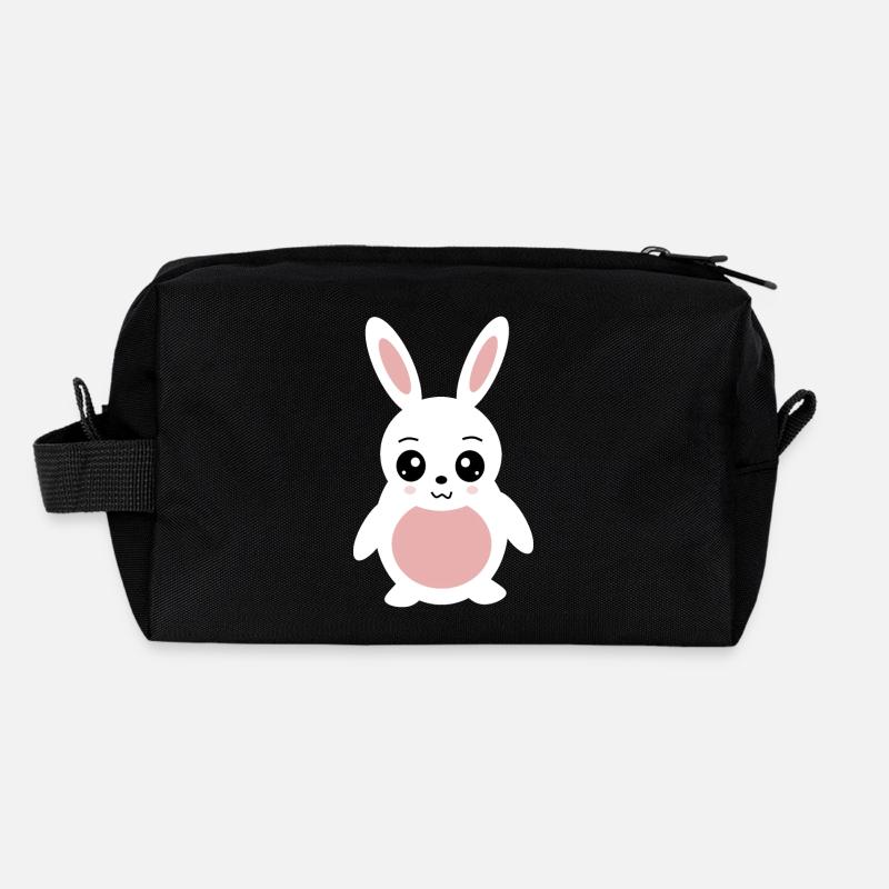 Lapin Kawaii Lapin Trousse de toilette en tissu recyclé