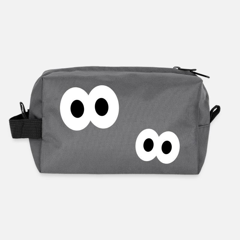 yeux Trousse de toilette en tissu recyclé