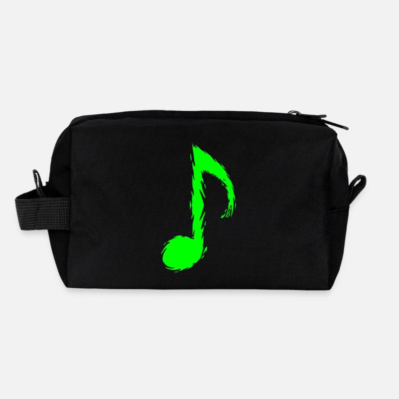 Musiknote Grün Hellgrün Vektor Recycelte Kulturtasche