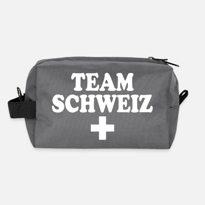 Team schweiz Trousse de toilette en tissu recyclé
