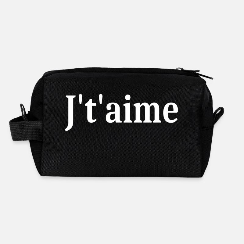 Ich liebe dich Valentinstag Recycelte Kulturtasche