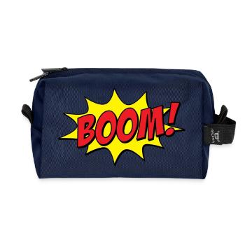 Boom Kloppo! - Recycled Toiletry Zip Bag - navy - Front