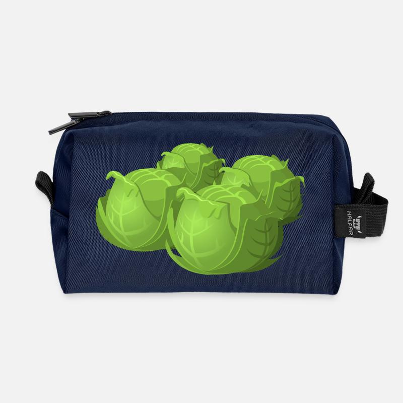 Salat - Recycelte Kulturtasche - Navy