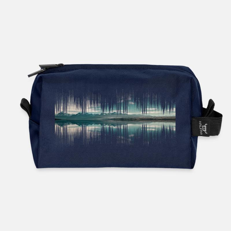 Audio Neuseeland Musik Geschenk - Recycelte Kulturtasche - Navy