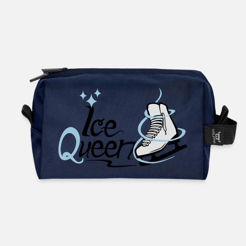 Ice queen - Recycelte Kulturtasche - Navy