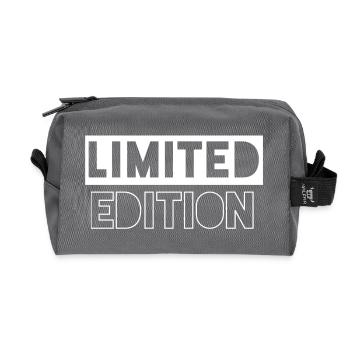 limited edition - Recycled Toiletry Zip Bag - anthracite - Front
