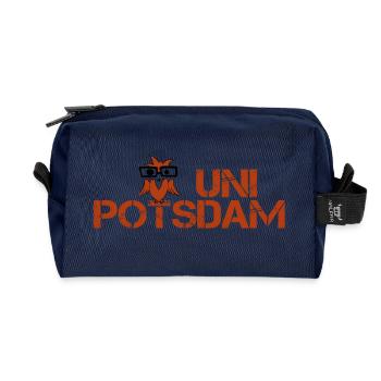 UNI POTSDAM - Recycled Toiletry Zip Bag - navy - Front