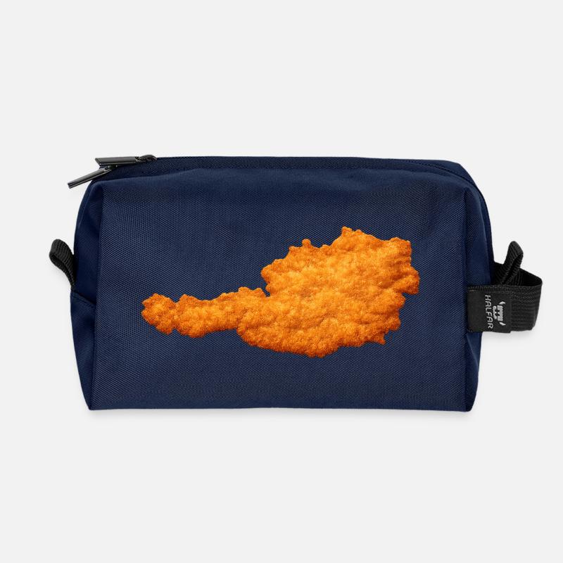 Schnitzel Österreich Kult & Leibspeise - Recycelte Kulturtasche - Navy