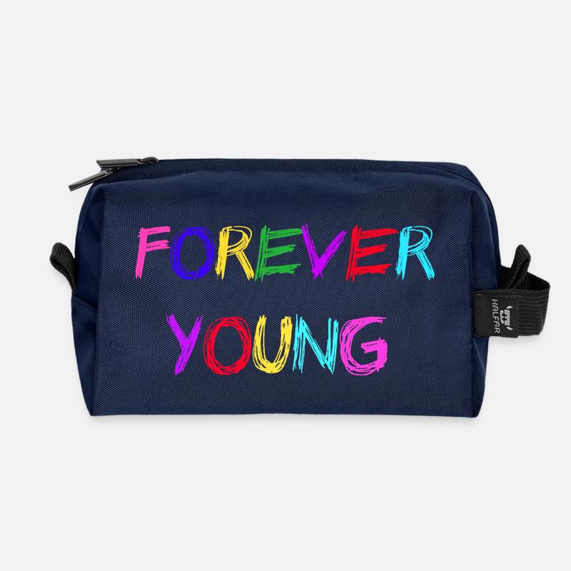 Young - Recycelte Kulturtasche - Navy