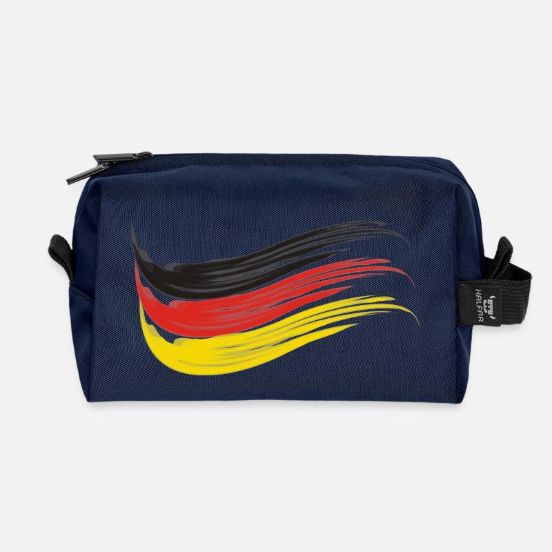 NATIONALFLAGGE DEUTSCHLANDS - Recycelte Kulturtasche - Navy