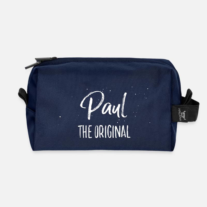 Paul - Recycelte Kulturtasche - Navy